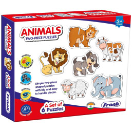 Frank - Animals Two-Piece Puzzles set 6 Pcs